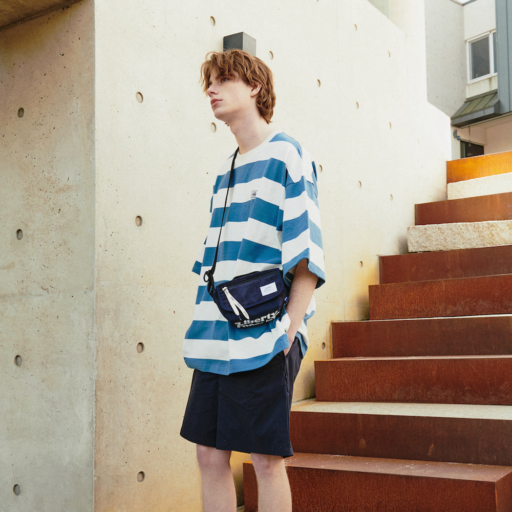 BULKY BIG BOARDER T-SHIRT / BLUE