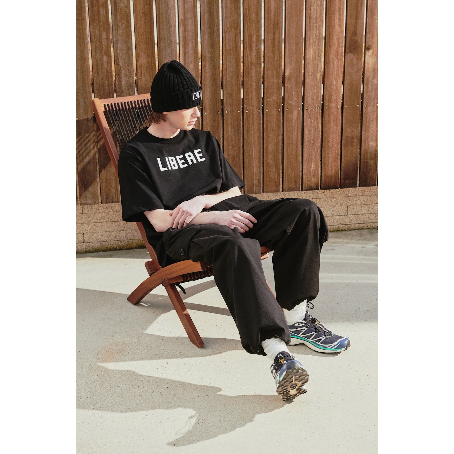 SLOGAN T-SHIRT / BLACK