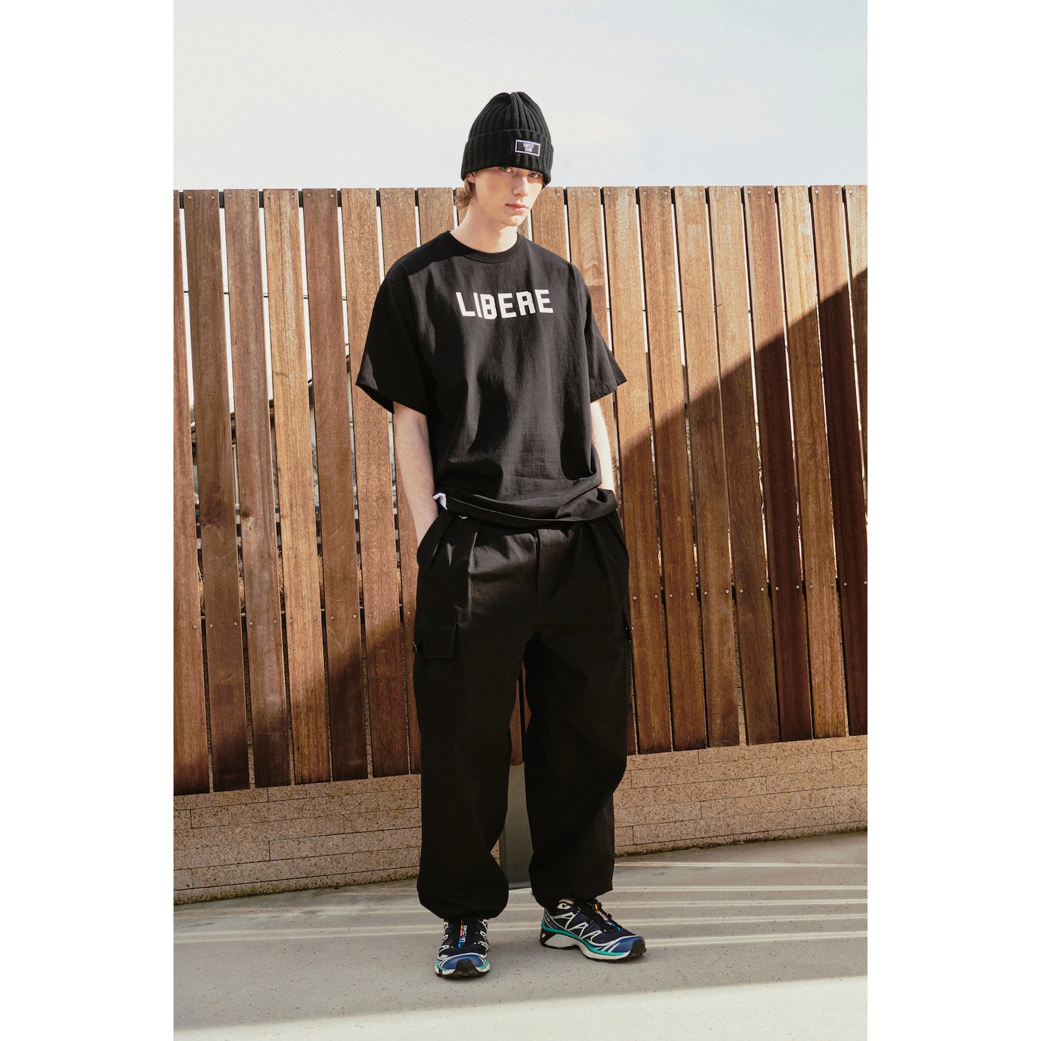 SLOGAN T-SHIRT / BLACK