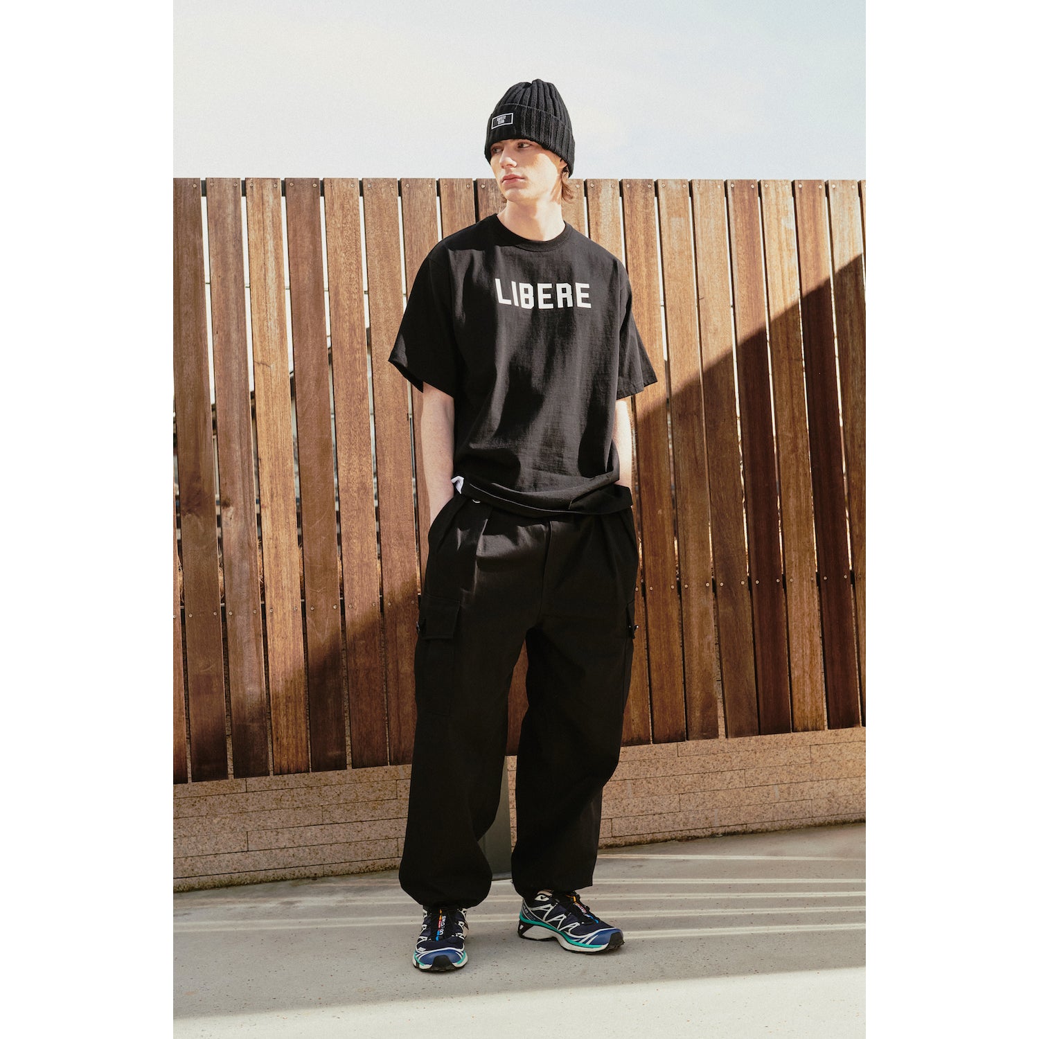 SLOGAN T-SHIRT / BLACK