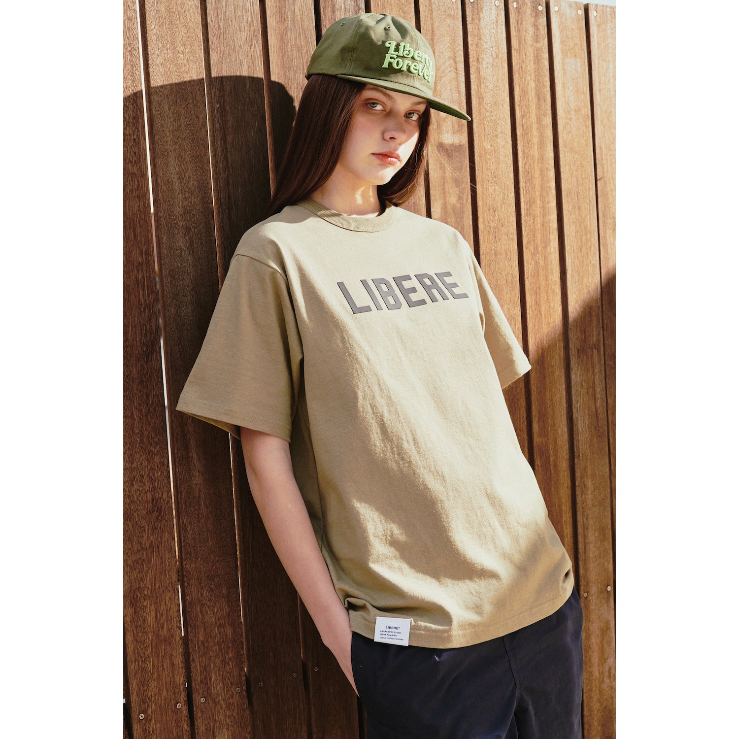 SLOGAN T-SHIRT / OLIVE – LIBERE