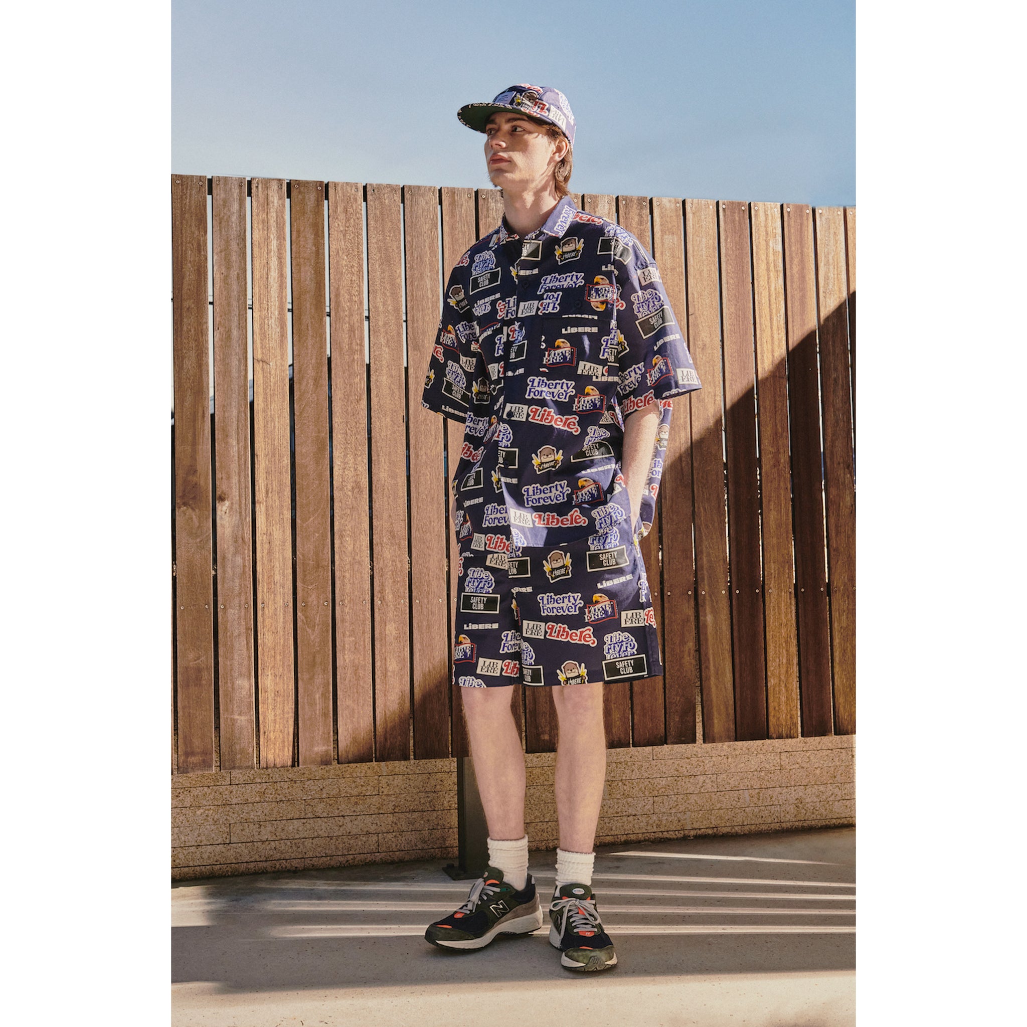 STICKER PACK SHIRT / NAVY