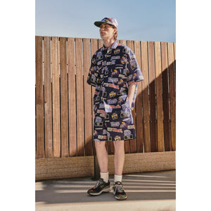 STICKER PACK SHIRT / NAVY