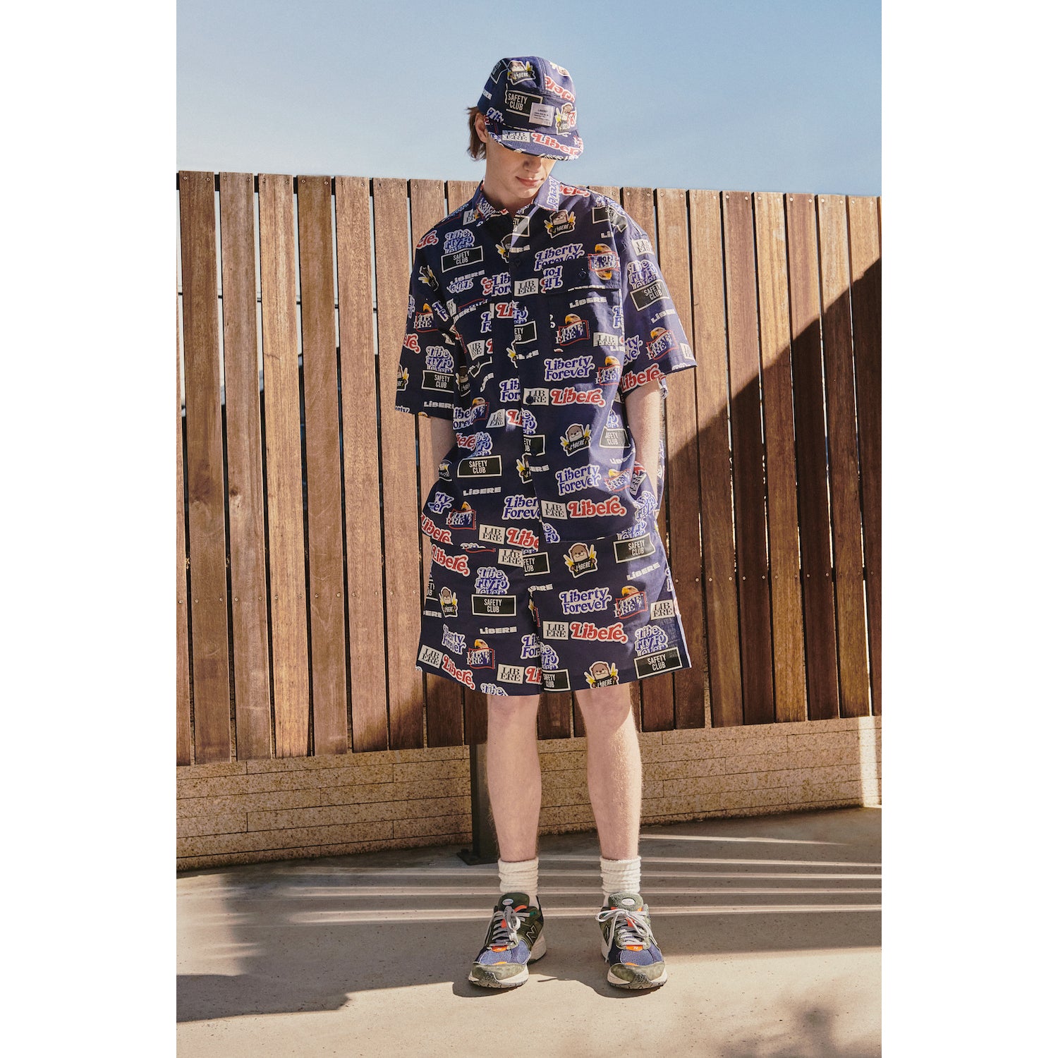 STICKER PACK CAMP CAP / NAVY
