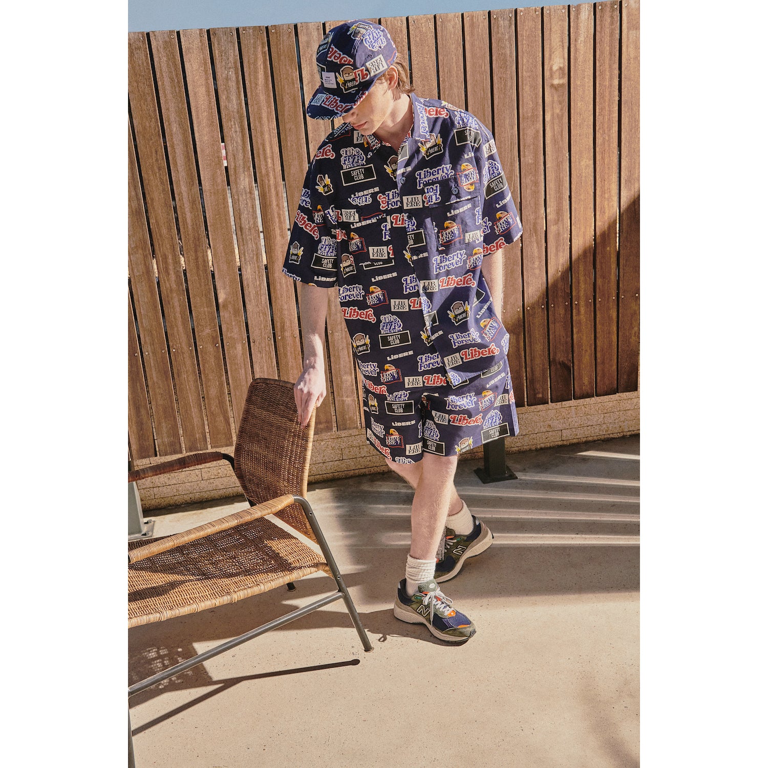 STICKER PACK CAMP CAP / NAVY