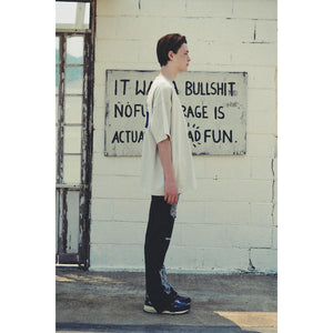 LIBERE DAMAGE VER2 DENIMPANTS / BLACK