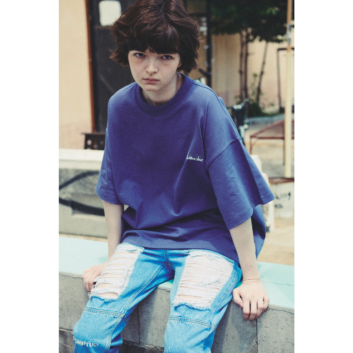 LIBERE AUTHENTIC LOGO TEE / GUN POWDER