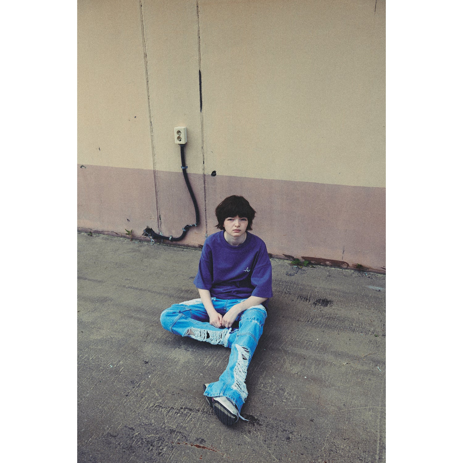 LIBERE DAMAGE VER2 DENIMPANTS / BLUE