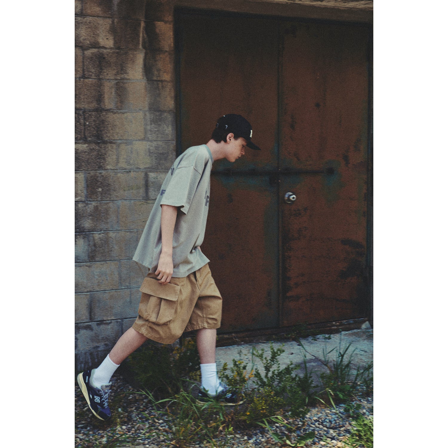 WIDE SHORT PANTS / TAN