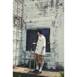 WIDE SHORT PANTS / TAN
