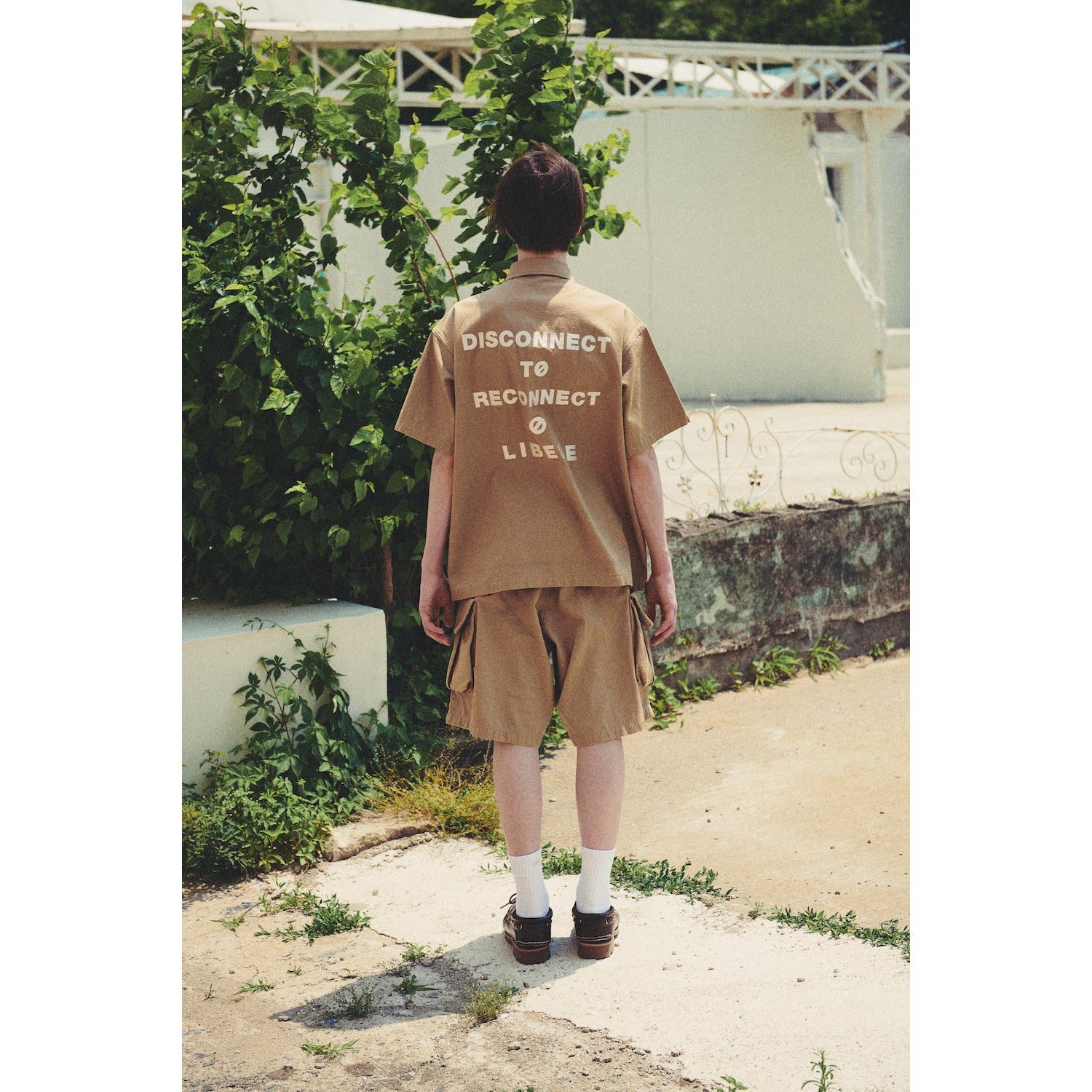 WIDE SHORT PANTS / TAN