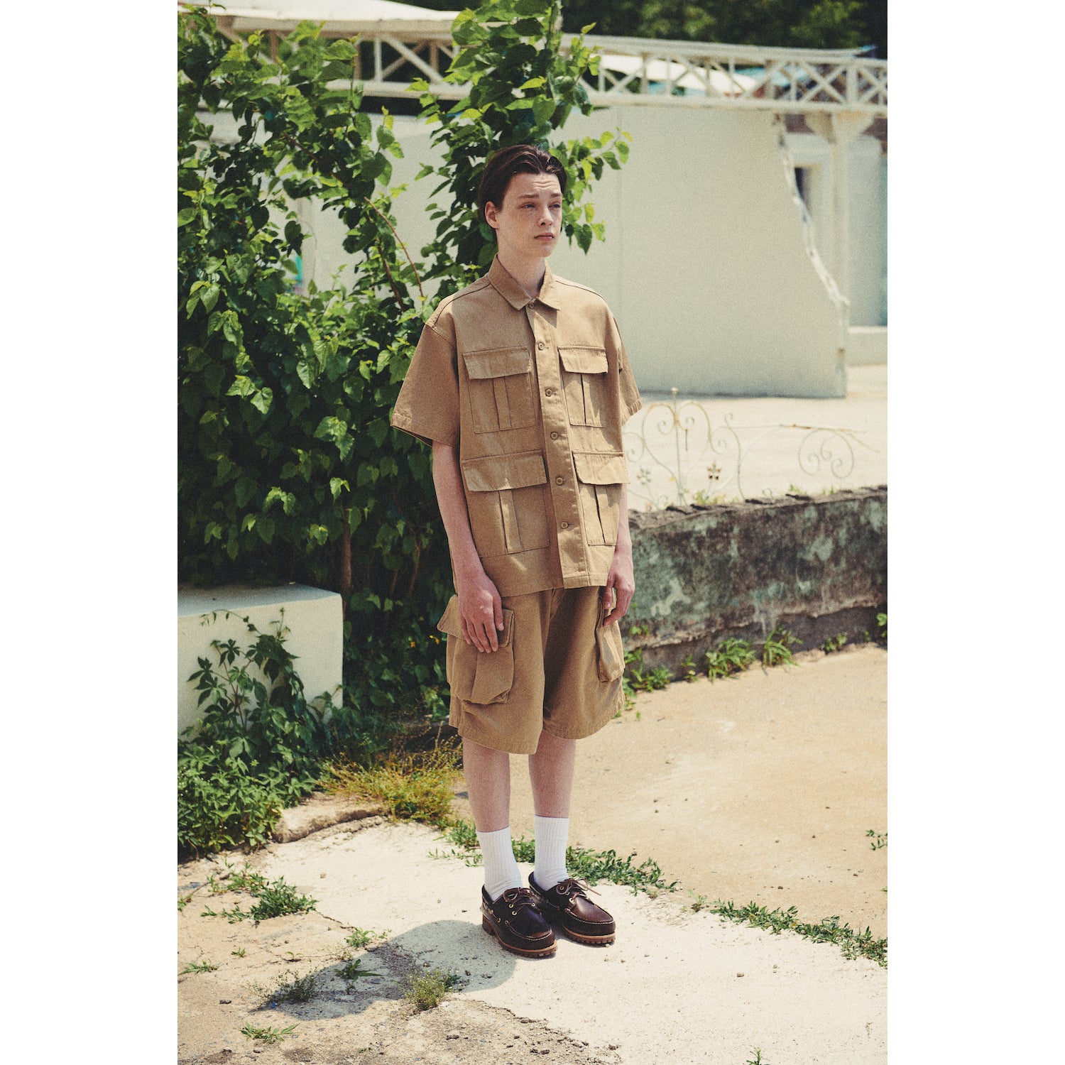 LIBERE SS JUNGLE SHIRTS / TAN