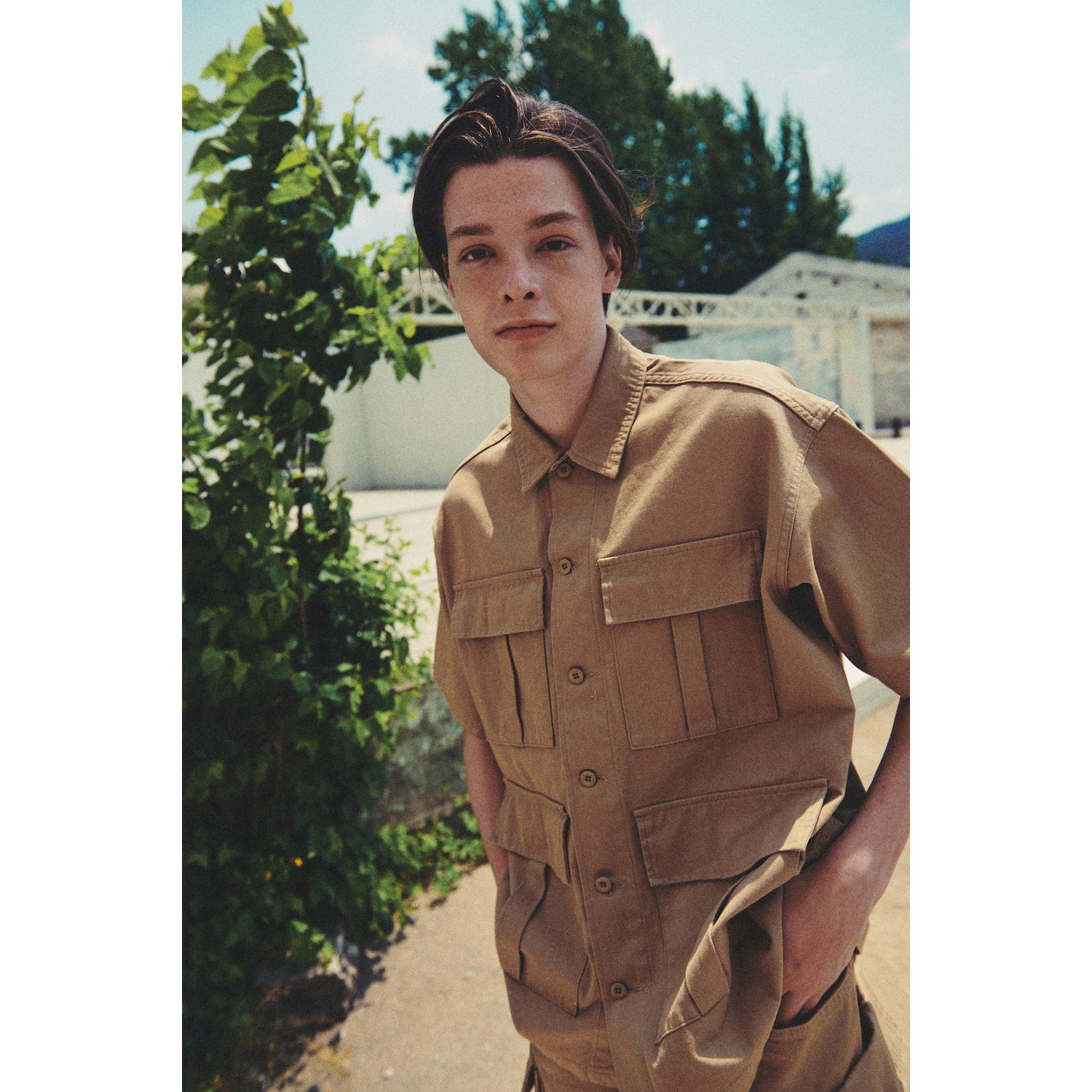 LIBERE SS JUNGLE SHIRTS / TAN