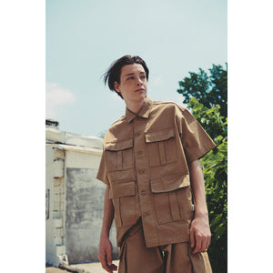 LIBERE SS JUNGLE SHIRTS / TAN