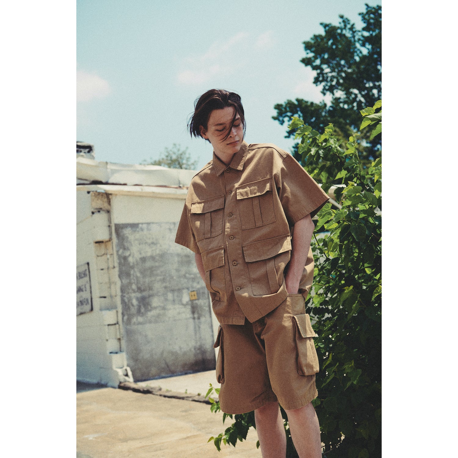 LIBERE SS JUNGLE SHIRTS / TAN
