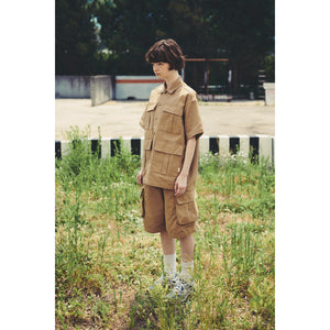 LIBERE SS JUNGLE SHIRTS / TAN