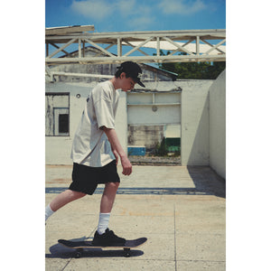 WIDE SHORT PANTS / BLACK