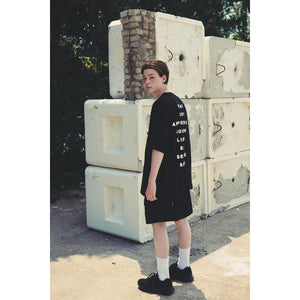 WIDE SHORT PANTS / BLACK