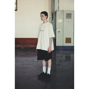 WIDE SHORT PANTS / BLACK