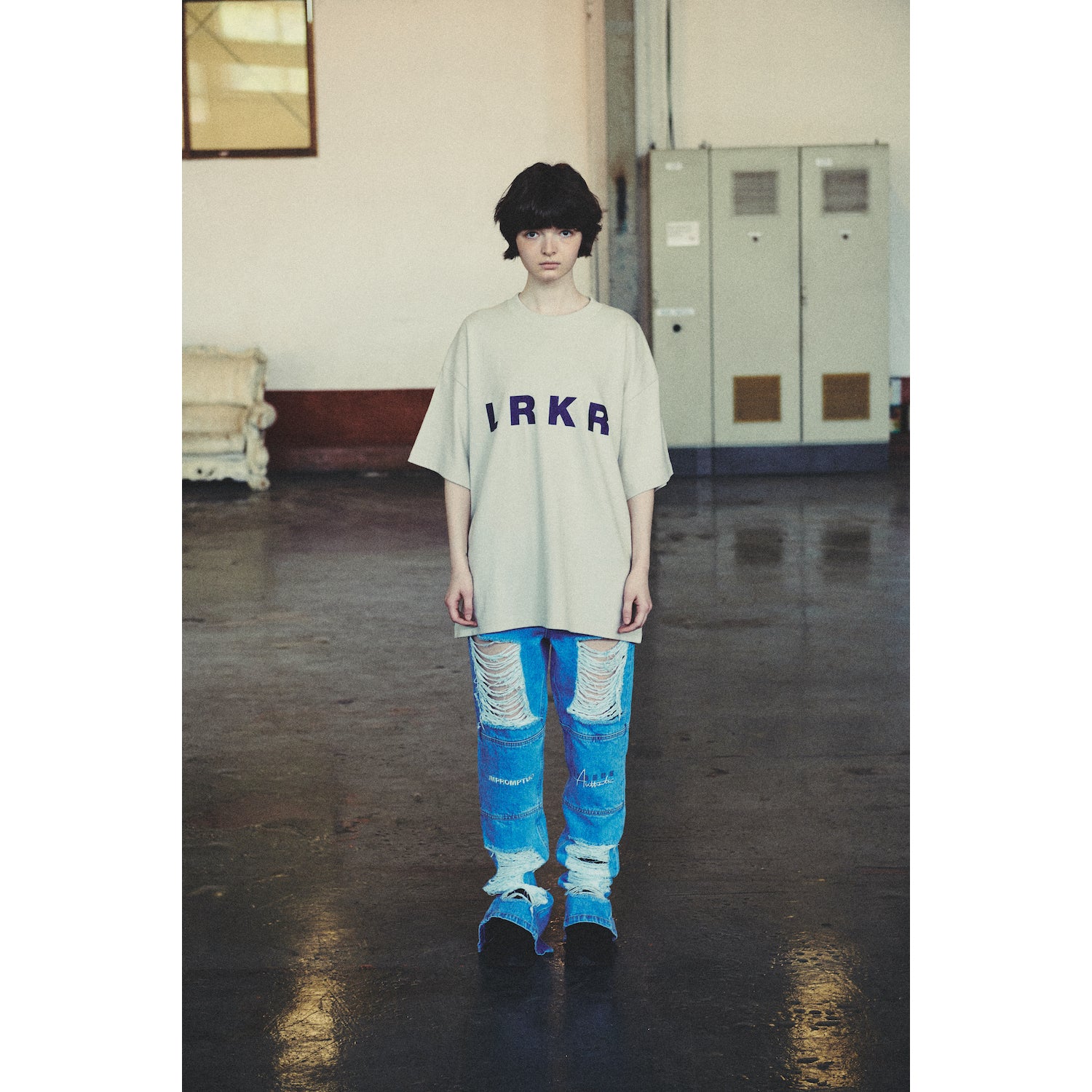LIBERE DAMAGE VER2 DENIMPANTS / BLUE