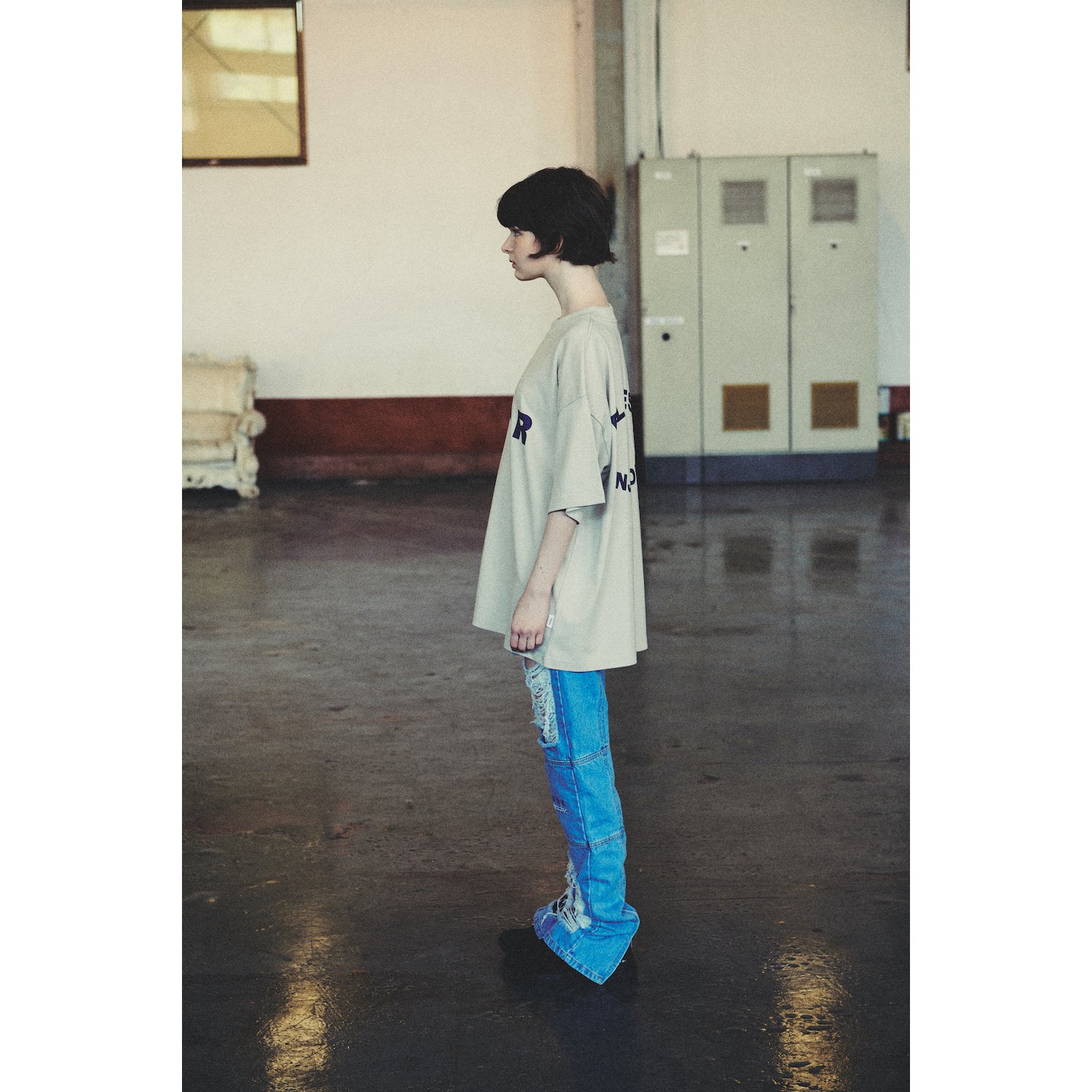 LIBERE DAMAGE VER2 DENIMPANTS / BLUE