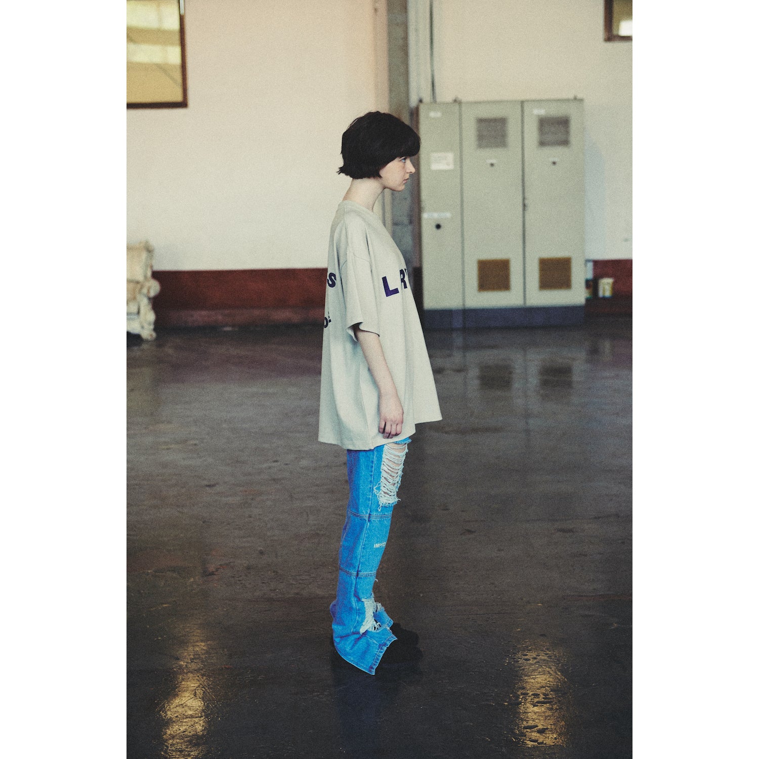 LIBERE DAMAGE VER2 DENIMPANTS / BLUE