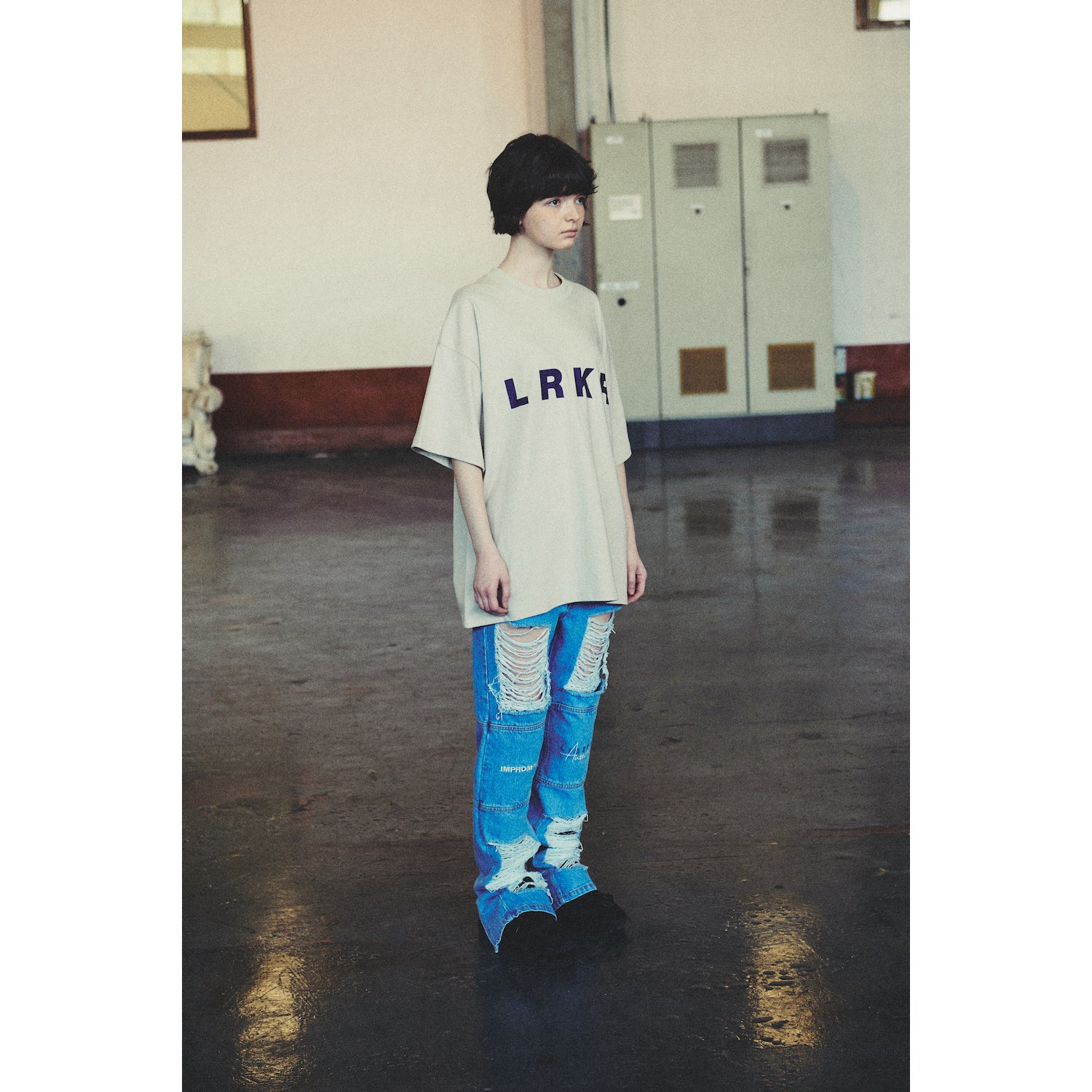 LIBERE DAMAGE VER2 DENIMPANTS / BLUE
