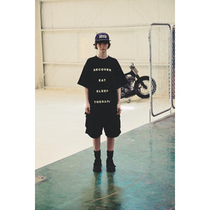 WIDE SHORT PANTS / BLACK