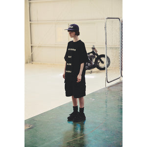 WIDE SHORT PANTS / BLACK