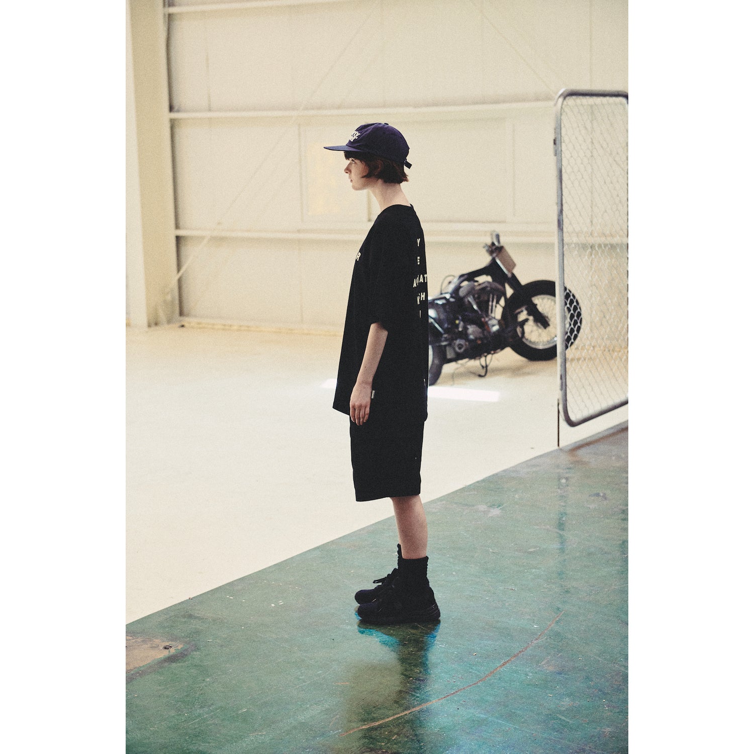 WIDE SHORT PANTS / BLACK