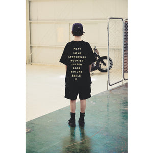 WIDE SHORT PANTS / BLACK