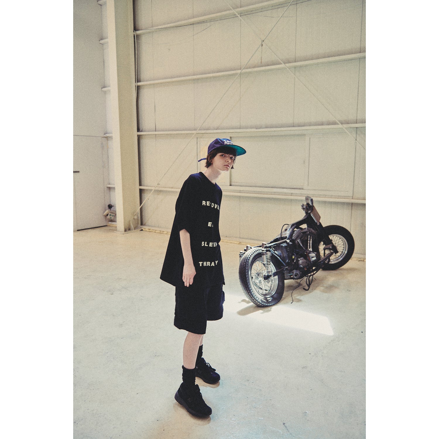 WIDE SHORT PANTS / BLACK