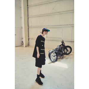 WIDE SHORT PANTS / BLACK