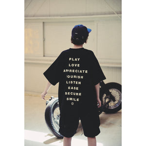 WIDE SHORT PANTS / BLACK