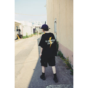 WIDE SHORT PANTS / BLACK