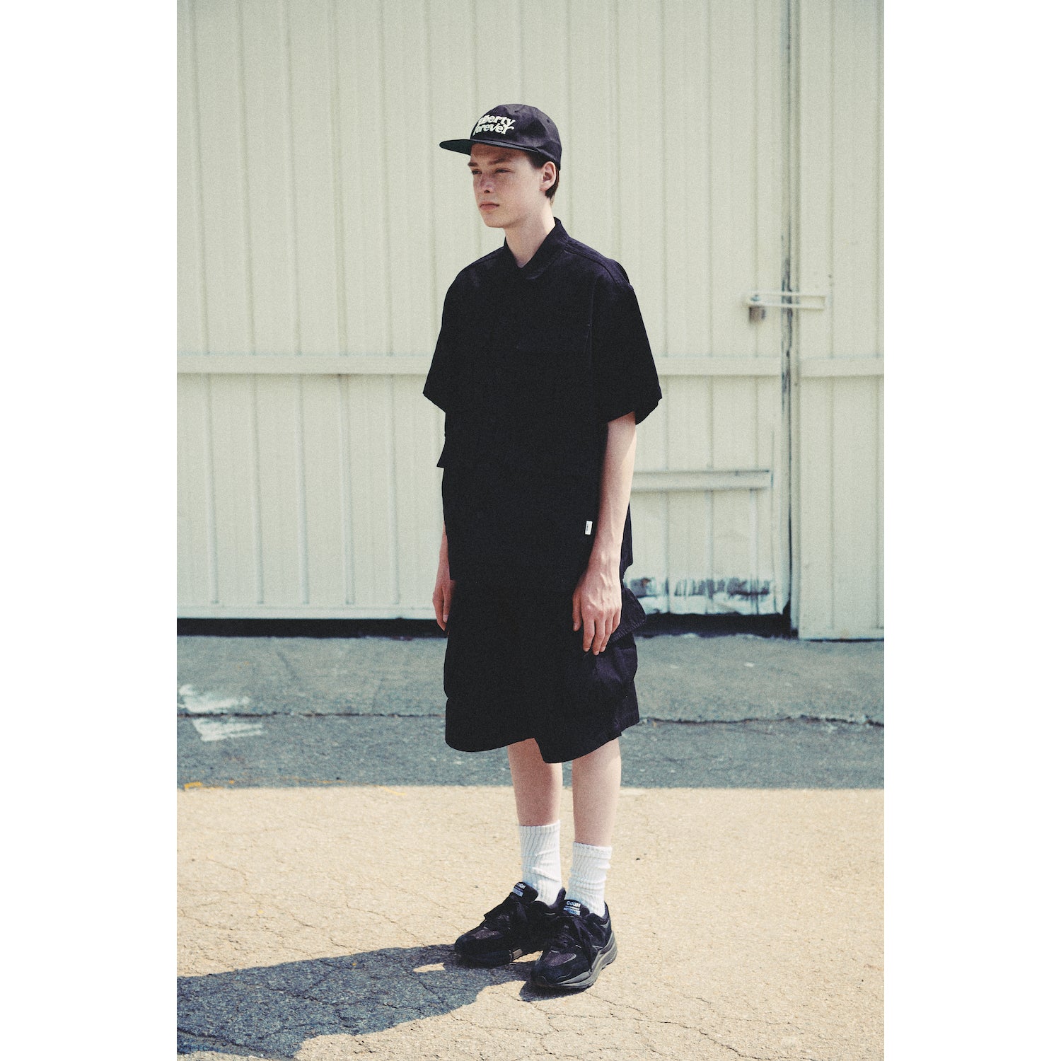 WIDE SHORT PANTS / BLACK