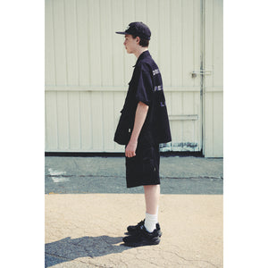 WIDE SHORT PANTS / BLACK