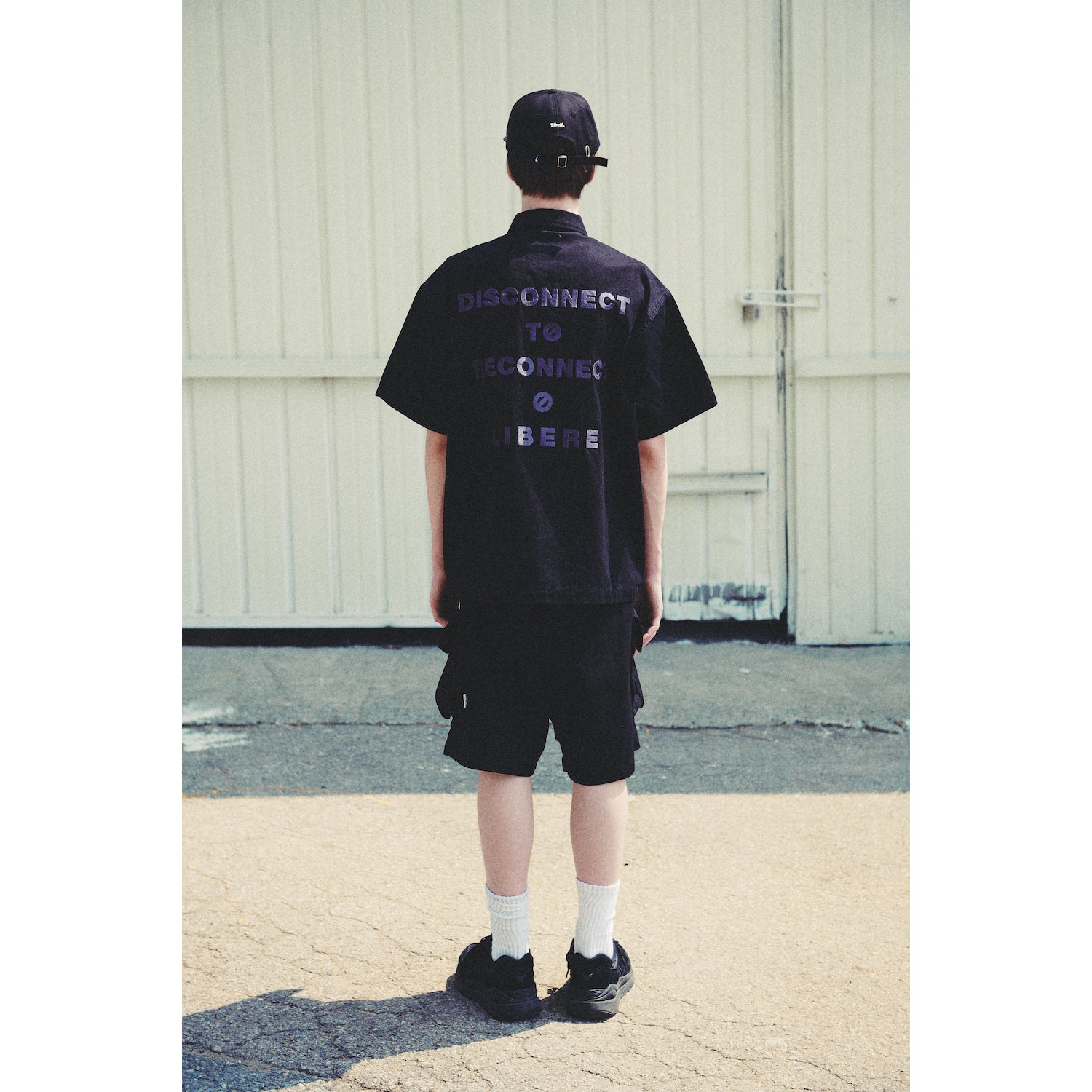 WIDE SHORT PANTS / BLACK