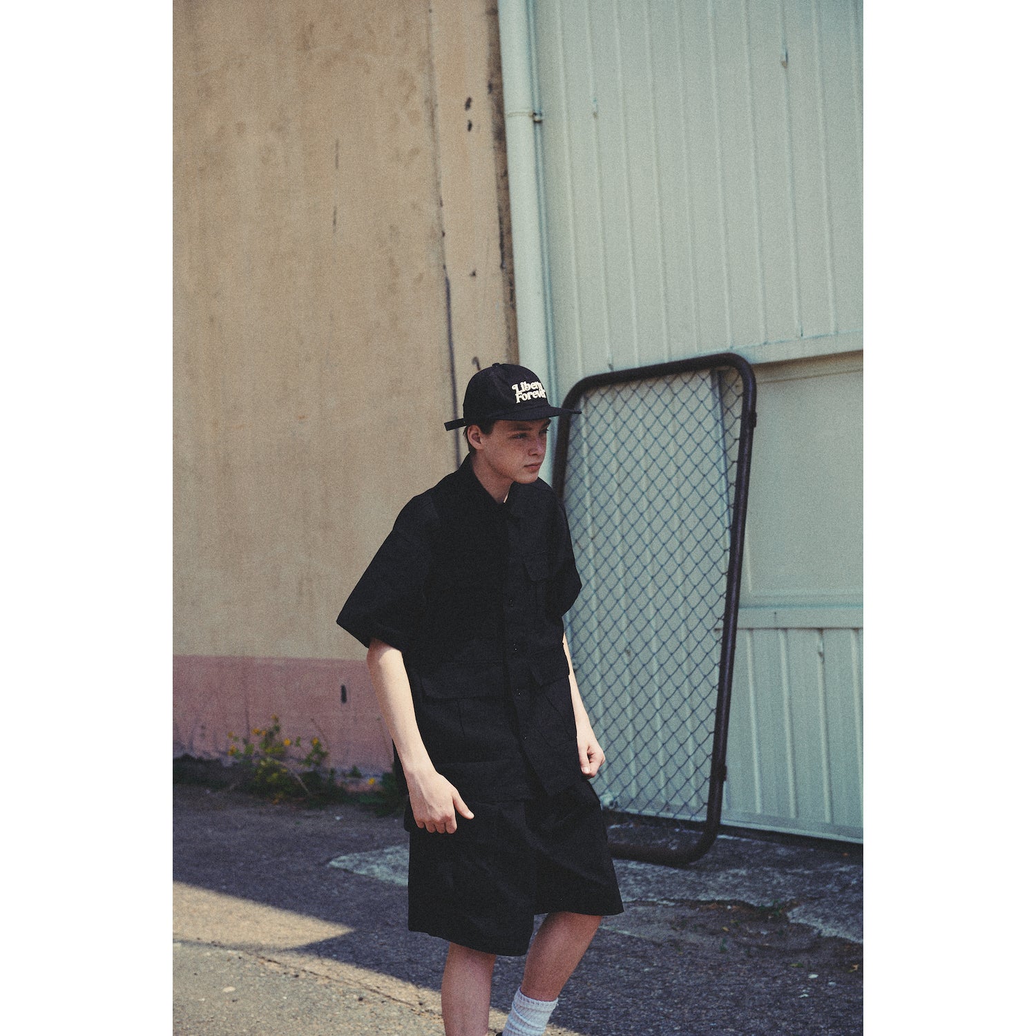 WIDE SHORT PANTS / BLACK
