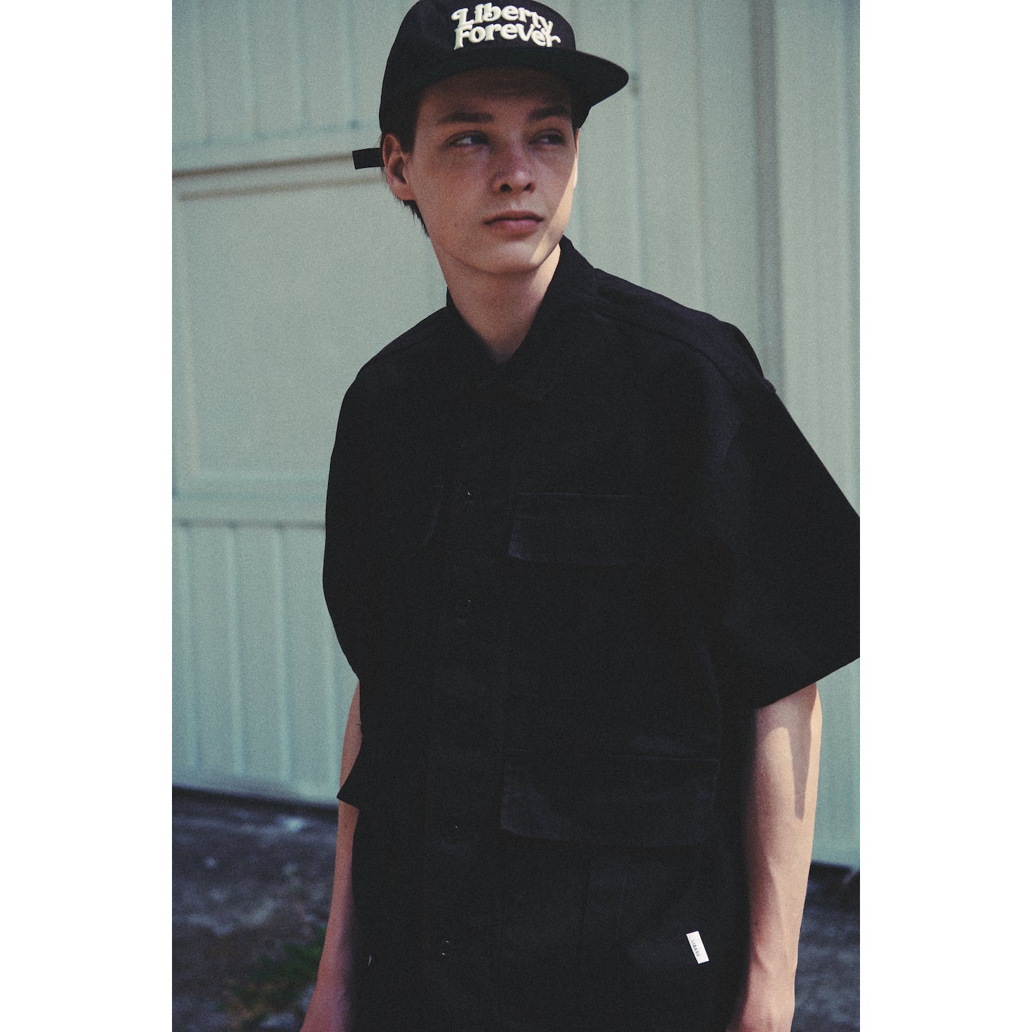 LIBERE SS JUNGLE SHIRTS / BLACK