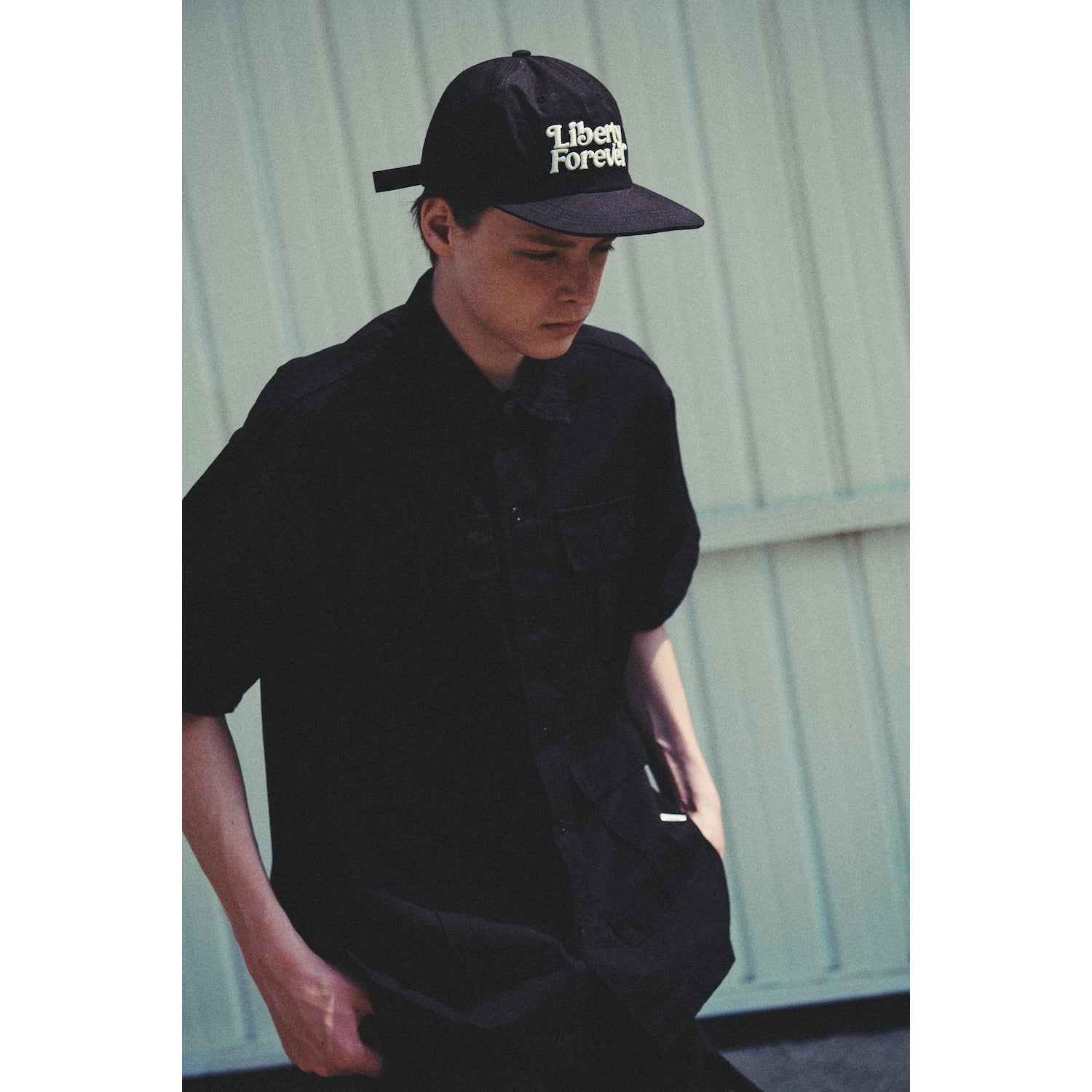 LIBERE SS JUNGLE SHIRTS / BLACK