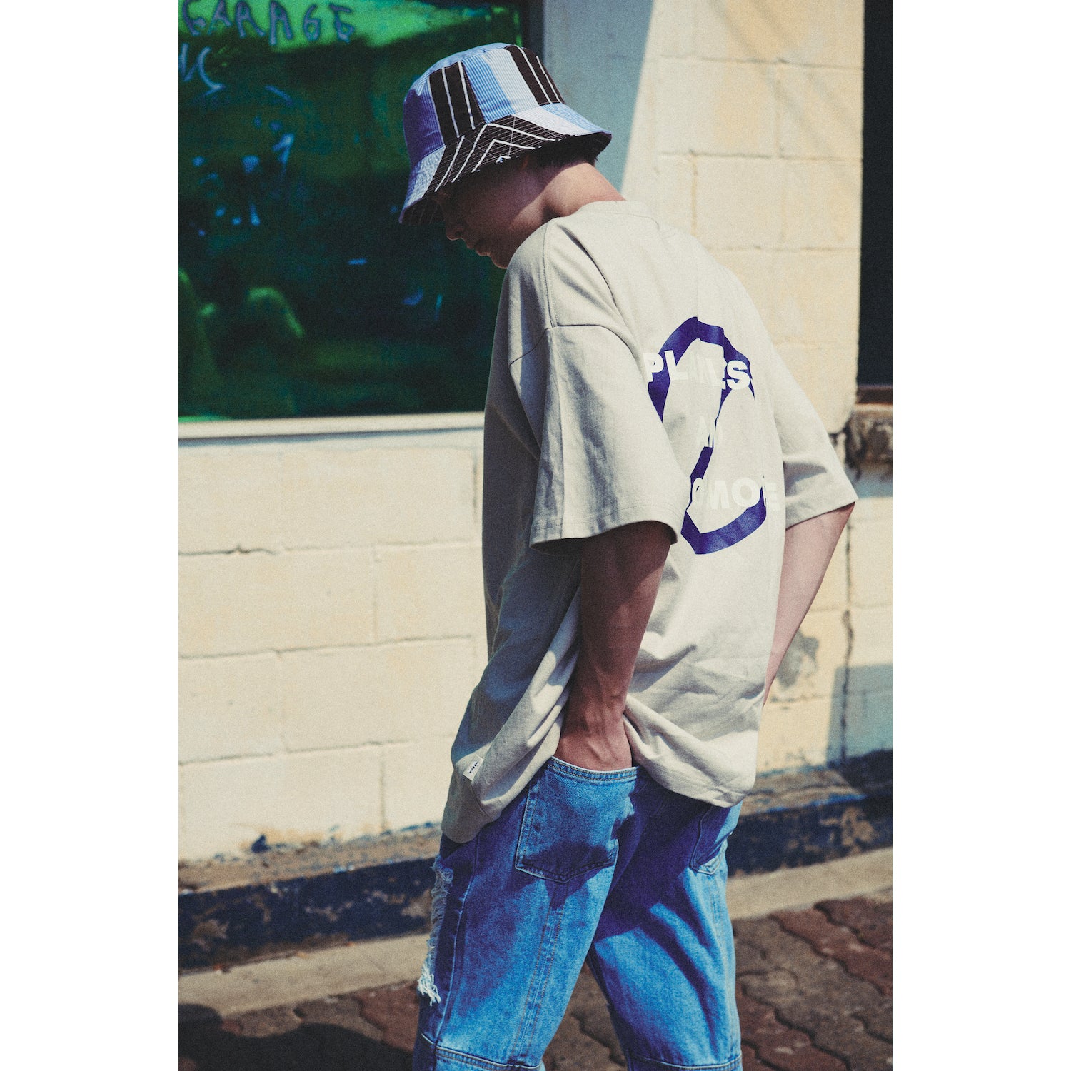 LIBERE AUTHENTIC LOGO TEE / LIGHT GRAY