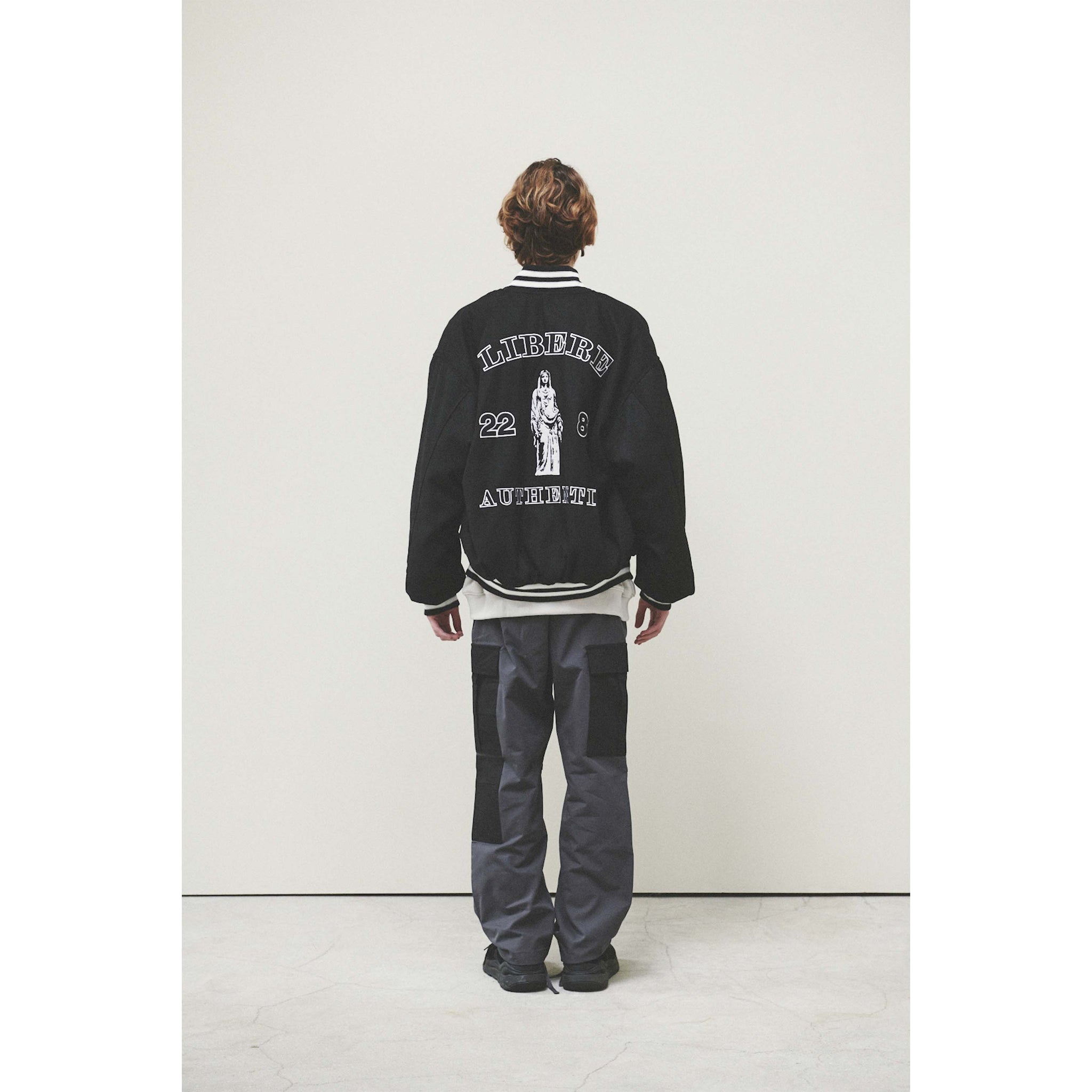 LIBERE VARSITYJACKET / BLACK