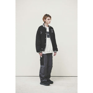 LIBERE VARSITYJACKET / BLACK