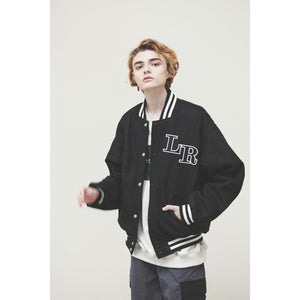 LIBERE VARSITYJACKET / BLACK