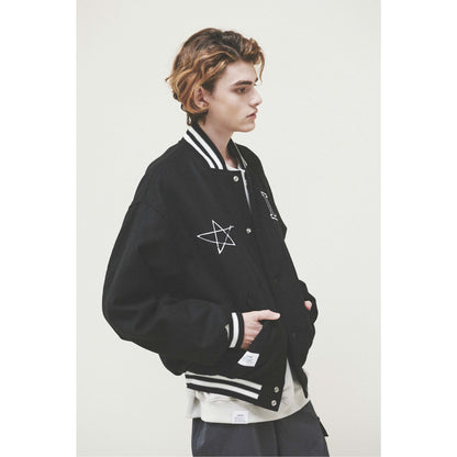 LIBERE VARSITYJACKET / BLACK