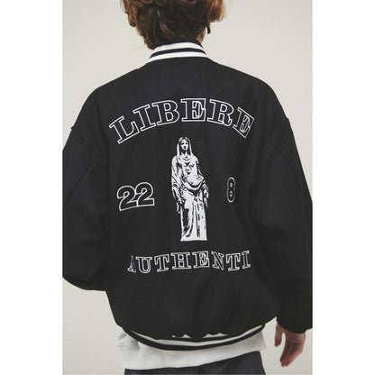 LIBERE VARSITYJACKET / BLACK