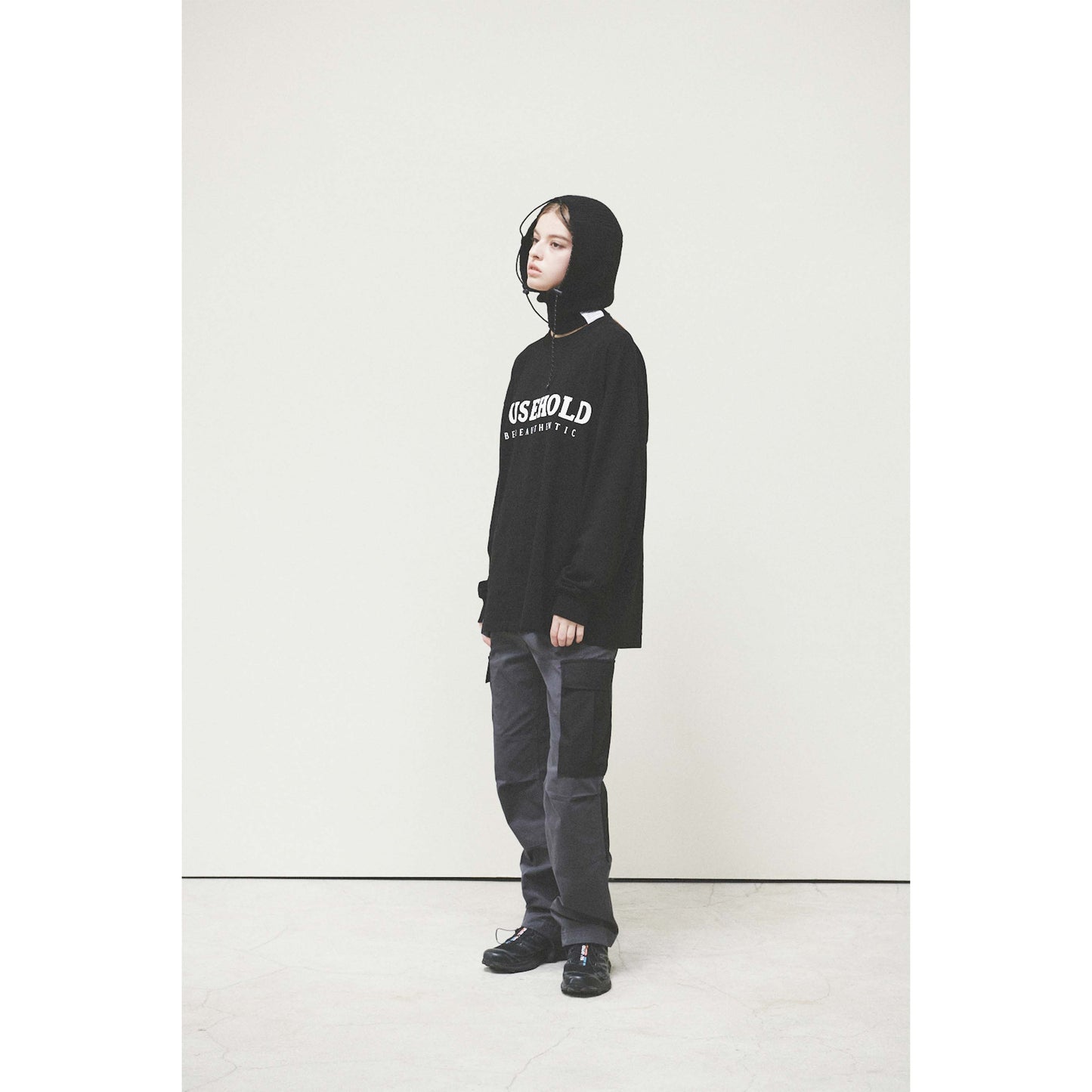 H LOGO LONGSLEEVE / BLACK