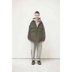 POCKET CHIMAYO OVER SHIRTS / KHAKI