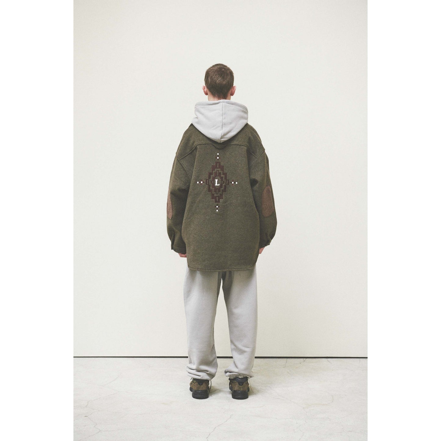 POCKET CHIMAYO OVER SHIRTS / KHAKI